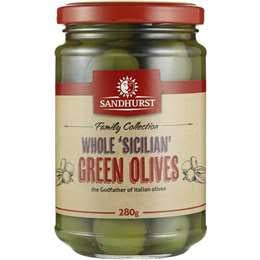 Olives Green Whole Sicilian