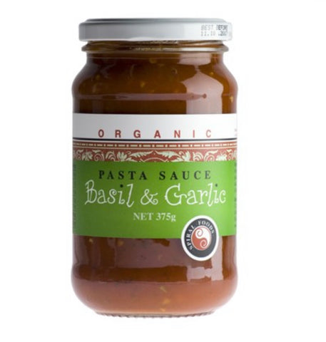 Organic Basil and Garlic Sauce